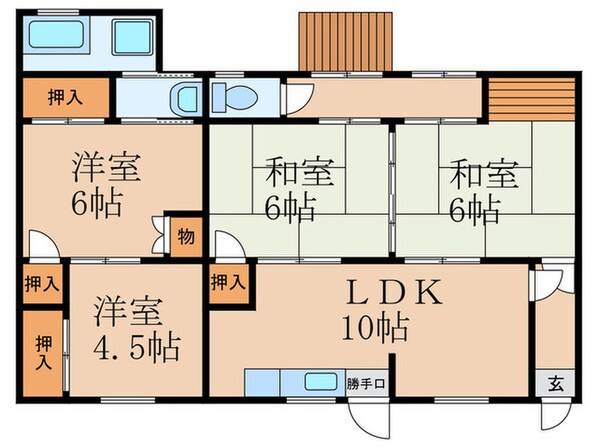 豊荘の物件間取画像